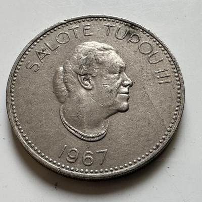 🌹外币初藏🌹🐯2026年第48场   每周二四六晚8️⃣点  大洋洲硬币专场 汤加 1967年 图普三世 20分