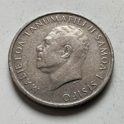 🌹外币初藏🌹🐯2026年第48场   每周二四六晚8️⃣点  大洋洲硬币专场 西萨摩亚 1967年  5分