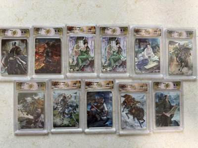 第114期阳大大卡牌拍卖第114期（持续收拍品，周五晚上九点截拍，进群福利早知道） 【折光套】焱卡文化 燎原三国 龙骧虎跃 巴丁 折光工艺全套11张 只有1张星光