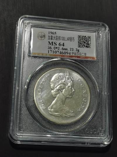 天下钱庄专场欢迎参拍 加拿大1加元银币