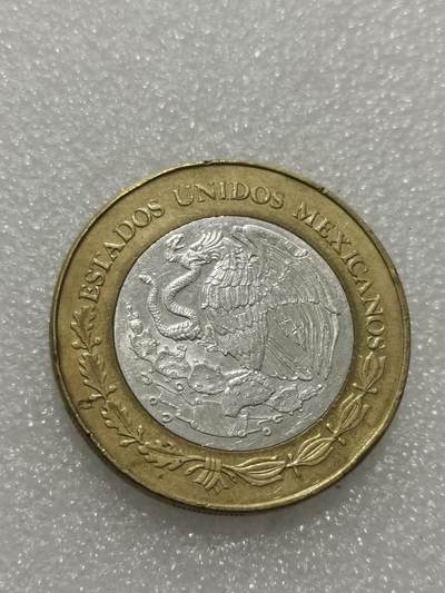 天下钱庄专场欢迎参拍 墨西哥双色银币