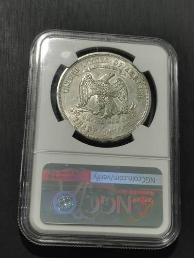 天下钱庄专场欢迎参拍 NGC AU美国拿花银币