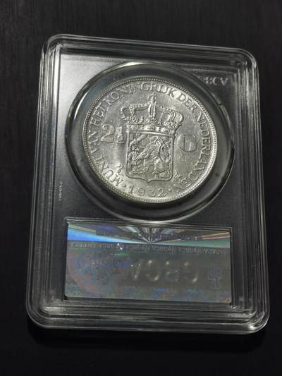 天下钱庄专场欢迎参拍 荷兰威廉敏娜女王银币