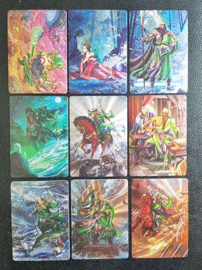 第114期阳大大卡牌拍卖第114期（持续收拍品，周五晚上九点截拍，进群福利早知道） 【粗闪套】星蝶网络 武圣忠勇传 粗闪18张