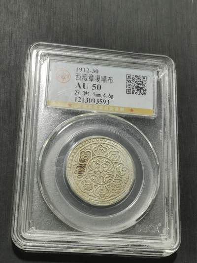 天下钱庄专场欢迎参拍 西藏章噶银币