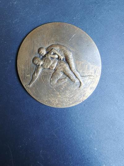 老王徽章第195期 - 法国大铜章   单面    直径41mm    重量8.7g