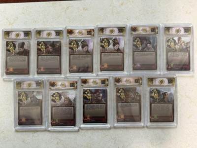 第114期阳大大卡牌拍卖第114期（持续收拍品，周五晚上九点截拍，进群福利早知道） 【折光套】焱卡文化 燎原三国 龙骧虎跃 巴丁 折光工艺全套11张 只有1张星光