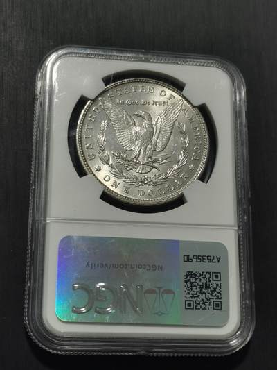 天下钱庄专场欢迎参拍 NGC MS62 1880美国摩根一美元银币