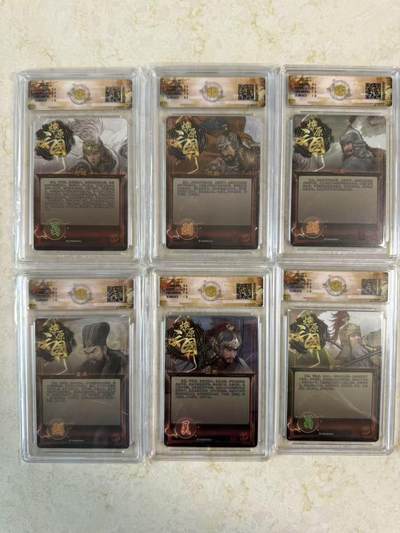 第114期阳大大卡牌拍卖第114期（持续收拍品，周五晚上九点截拍，进群福利早知道） 【混工艺套】焱卡文化 燎原三国 龙骧虎跃 巴丁 混工艺小套6张 全是10分