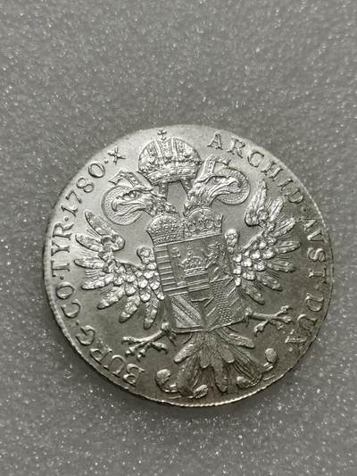 天下钱庄专场欢迎参拍 奥匈帝国大奶妈银币，官方后铸