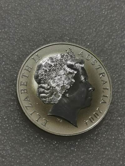 天下钱庄专场欢迎参拍 2004澳大利亚袋鼠1盎司银币