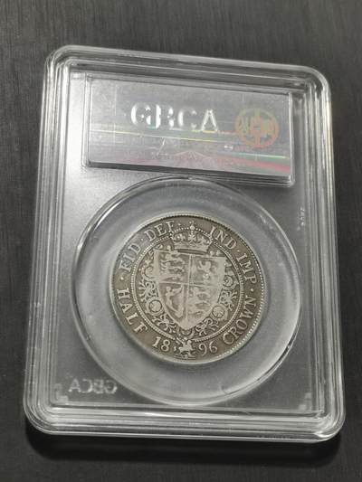 天下钱庄专场欢迎参拍 英国维多利亚披纱半克朗银币