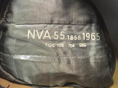 盛世勋华——号角文化勋章邮票专场拍卖第319期 东德人民军棉帽 早期版 布标 头围55厘米