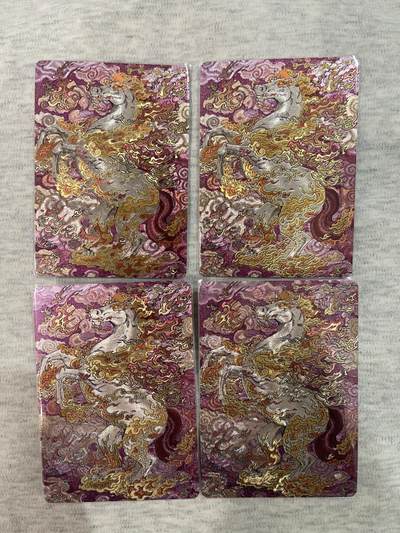 寸草不生 马年拍卖第四期 GOGOGO   同好会小花瓣三周年联名卡 马到成功 无编4宫