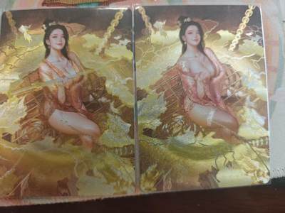 寸草不生 马年拍卖第四期 GOGOGO   刷子人间传贾南风折光双服饰一对；