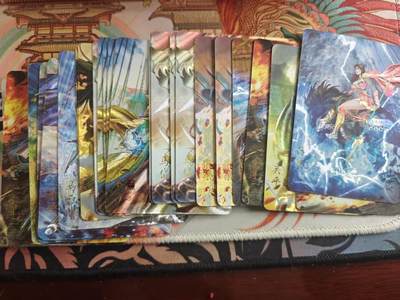 寸草不生 马年拍卖第四期 GOGOGO   燎原 豪杰传 第一弹 粗闪 23张