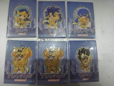 寸草不生 马年拍卖第四期 GOGOGO   阿里圣斗士 冰箱贴 6张 十分稀有