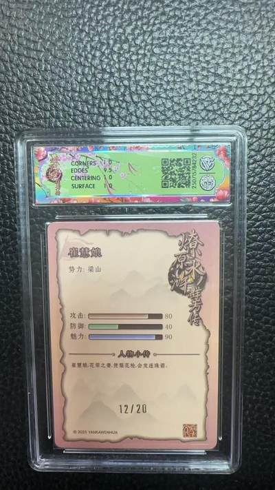 寸草不生 马年拍卖第四期 GOGOGO   12/20（亲签版）  2025 焱卡文化 水浒群芳传（下
崔慧娘
浮雕折光
10P 十分稀少