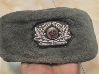 盛世勋华——号角文化勋章邮票专场拍卖第319期 东德人民军棉帽 早期版 布标 头围55厘米