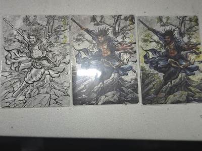 寸草不生 马年拍卖第四期 GOGOGO   卡德曼 张建东水浒 第二弹 出林龙 邹渊