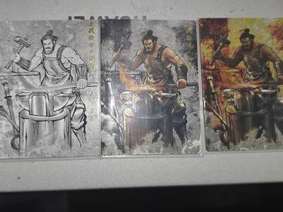 寸草不生 马年拍卖第四期 GOGOGO   卡德曼 张建东水浒 第二弹 金钱豹子 汤隆