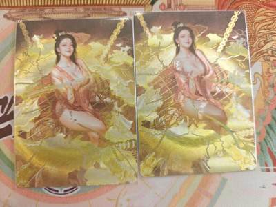 寸草不生 马年拍卖第四期 GOGOGO   刷子人间传贾南风幻彩折光双服饰一对；