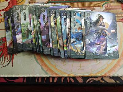 寸草不生 马年拍卖第四期 GOGOGO   三国杀花朝谱 落雁 35张全