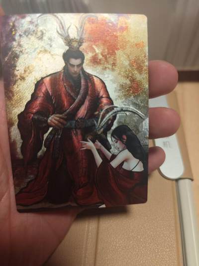 寸草不生 马年拍卖第四期 GOGOGO   卡德曼张建东绘 吕布貂蝉 粗闪