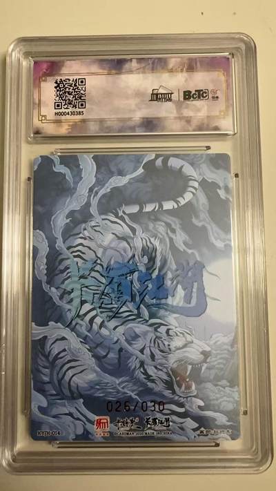 寸草不生 马年拍卖第四期 GOGOGO   昆仑万象卡德曼卡有江湖联名卡 2025卡有江湖
画师：权迎东
武松亲签卡
026/030