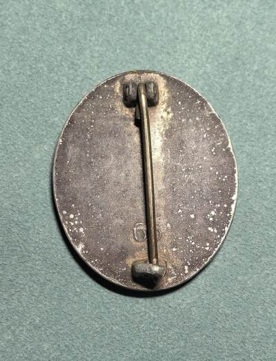 盛世勋华——号角文化勋章邮票专场拍卖第319期 德国（1939）银级战伤奖章 带65厂厂标（Klein & Quenzer A.G.