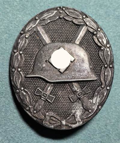 盛世勋华——号角文化勋章邮票专场拍卖第319期 德国（1939）银级战伤奖章 带65厂厂标（Klein & Quenzer A.G.