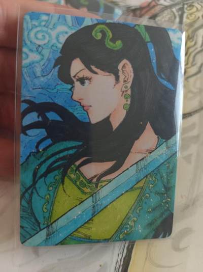 寸草不生 马年拍卖第四期 GOGOGO   小花瓣 手绘复刻 盗仙草 青蛇   036/100