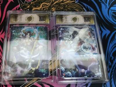 寸草不生 马年拍卖第四期 GOGOGO   【亲签】炎卡文化 西游姬 玲姐 白骨精 牛魔王 亲签 2张