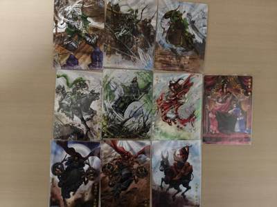 寸草不生 马年拍卖第四期 GOGOGO   卡德曼 三国 隋唐 背卡10张