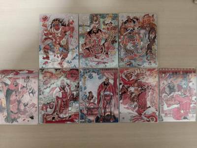 寸草不生 马年拍卖第四期 GOGOGO   陈岱青 曹操故事 8张 带特卡