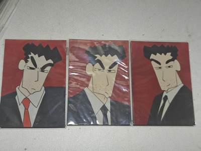 寸草不生 马年拍卖第四期 GOGOGO   【退坑】 蜡笔小新 手绘 3张