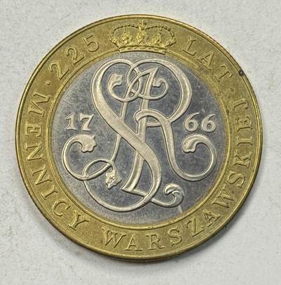 S&S Numismatic世界钱币-拍卖 第128期 - 波兰1991年 华沙铸币局成立225周年 20000兹罗提双色纪念币