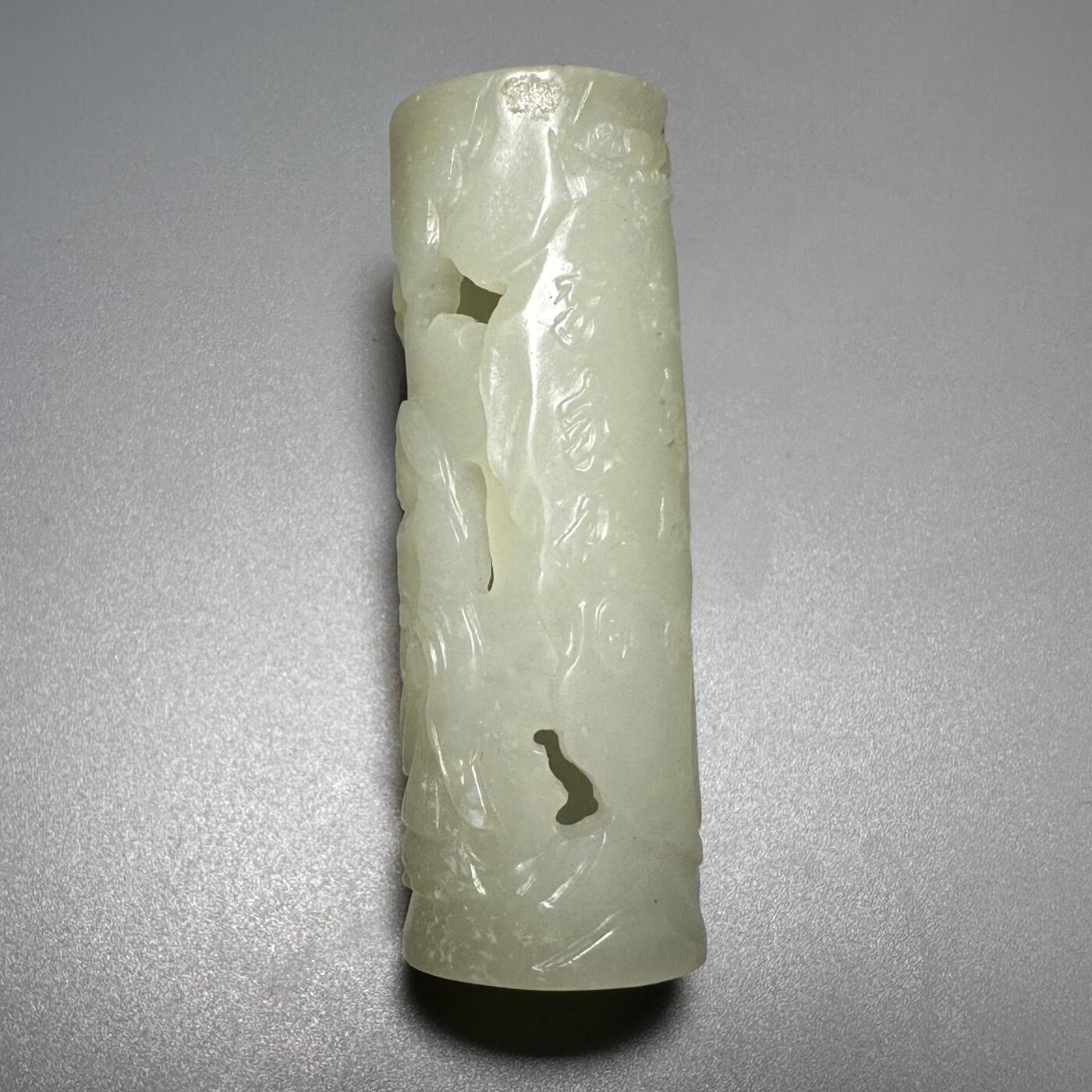 白玉和合二仙勒子 - 碧月说宝-北京荣宝拍卖 - 碧月说宝-北京荣宝拍卖 - 麦稀奇