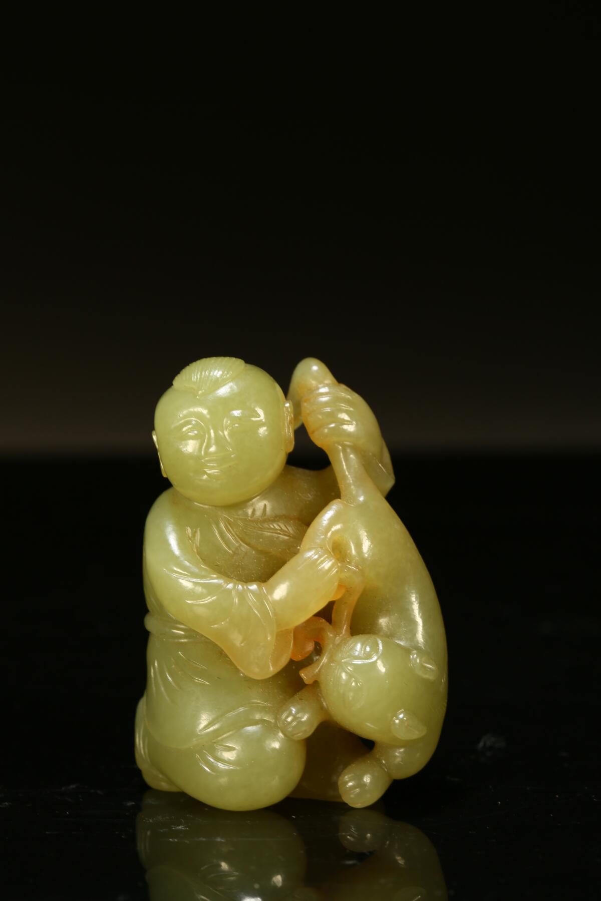 黄玉童子戏獾摆件 - 碧月说宝-北京荣宝拍卖 - 碧月说宝-北京荣宝拍卖 - 麦稀奇