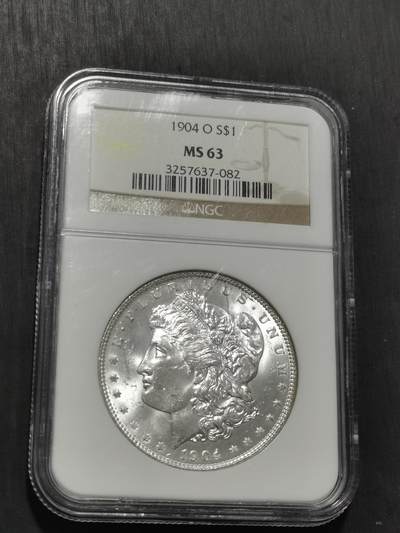 天下钱庄专场欢迎参拍 - NGC MS63 1904美国摩根一美元银币