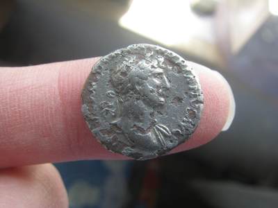 古代钱币 - 古罗马帝国 五贤帝 哈德良 铜币银壳