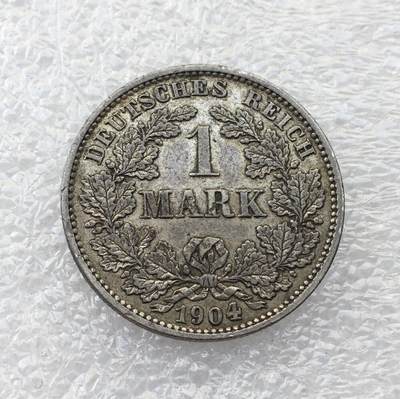 世界钱币专场拍卖 每周二开拍 - 1904年德国普鲁士1马克银币