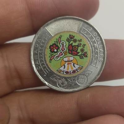 泡泡堂微拍加拿大纪念币专场满50元包邮 - 加拿大纪念二刀