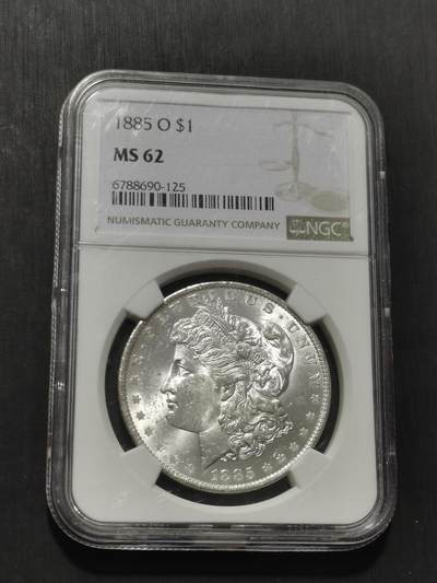 天下钱庄专场欢迎参拍 - NGC MS62 1885美国摩根一美元银币