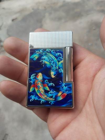 打火机专场 - 都彭朗声双鱼双火打火机
