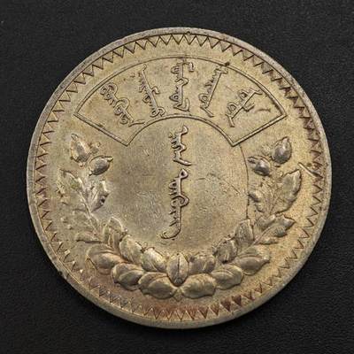 【淘币小摊】实时拍第九百四十五拍   银币套币场   每周一发货 - 蒙古1925年1图格里克银币