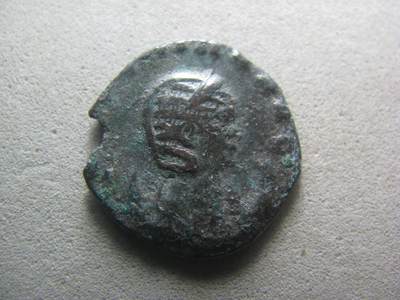古代钱币 - 古罗马帝国 皇后 萨罗尼娜 铜币