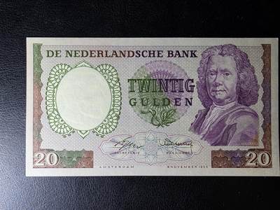 叁拾收藏第39期 - 荷兰毒蛇20盾  UNC