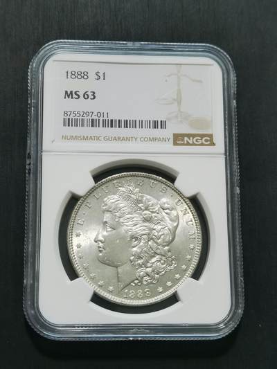 天下钱庄专场欢迎参拍 - NGC MS63 1888美国摩根一美元银币