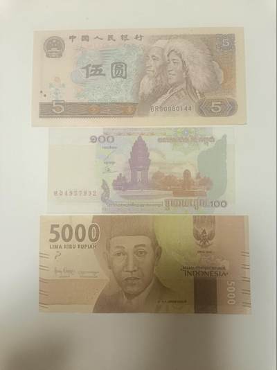 【20260901】非全新纸币第398场 - 第四版和外国纸币